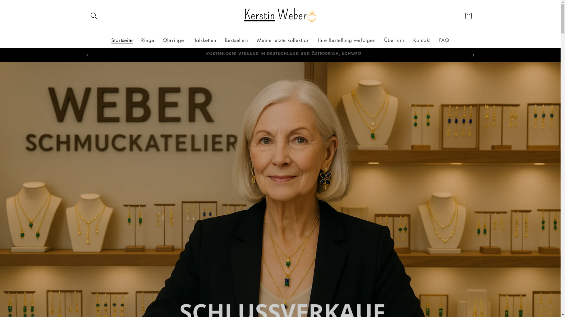 website screenshot of https://weber-schmuckatelier.de/