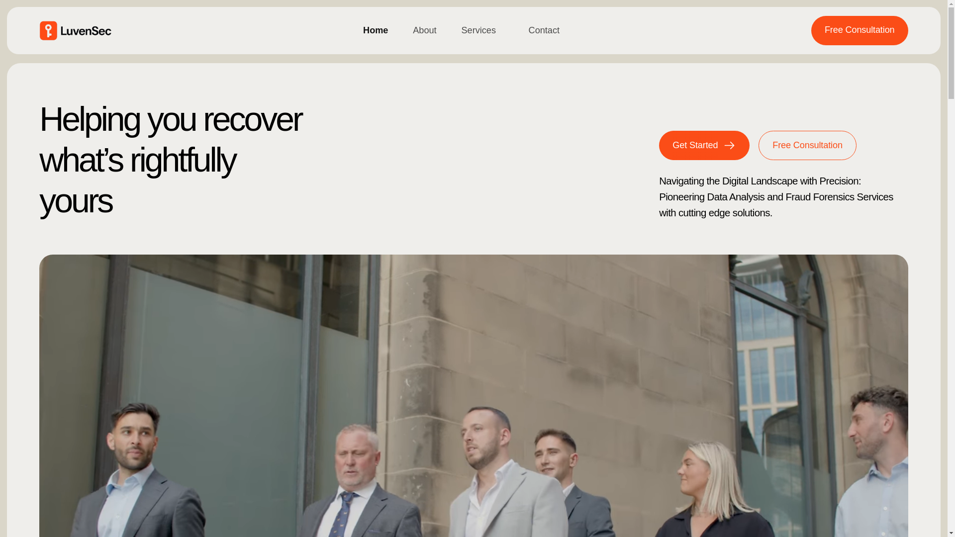 website screenshot of https://luvensecurities.com/