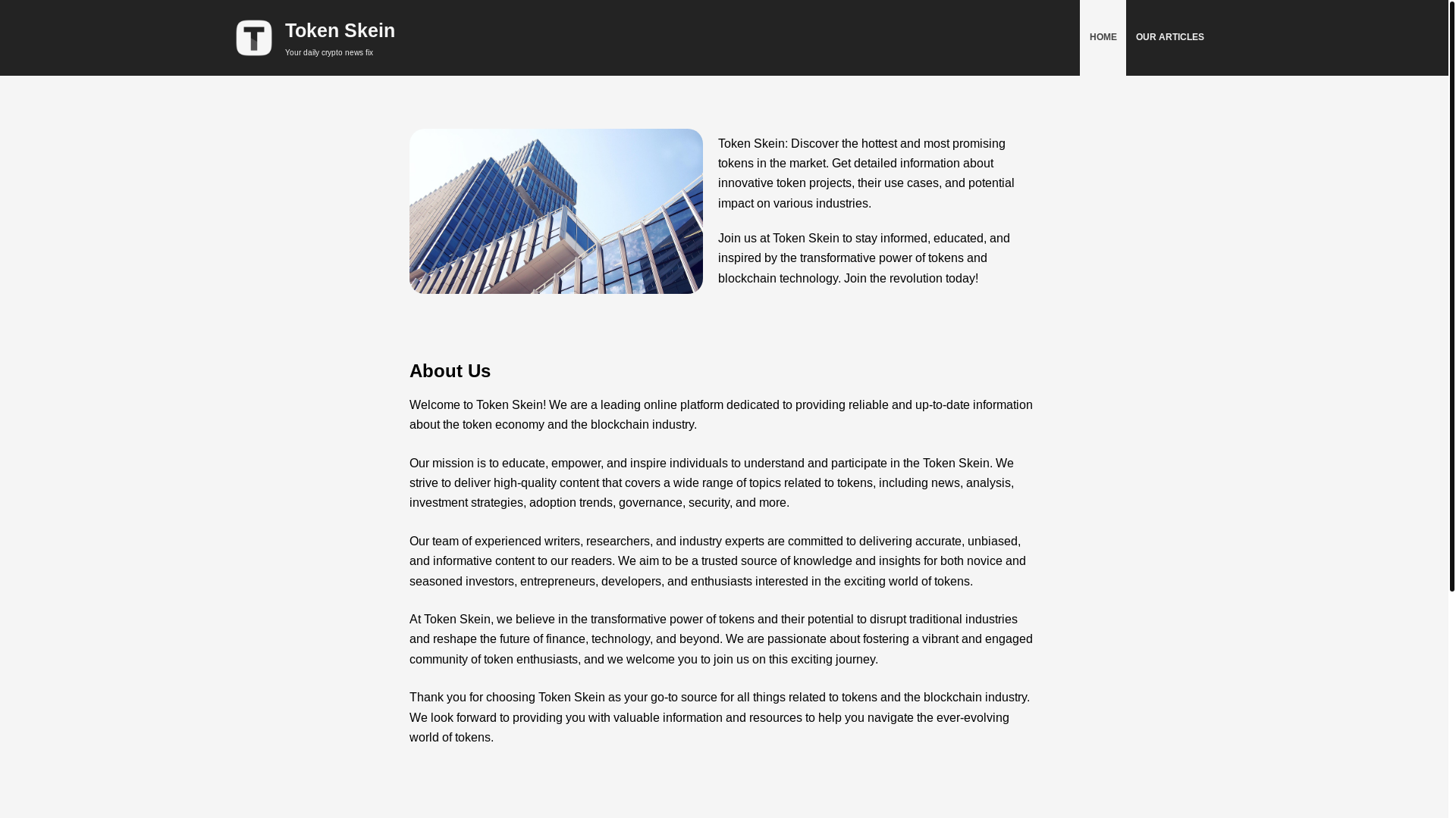 website screenshot of https://token-thread.com/