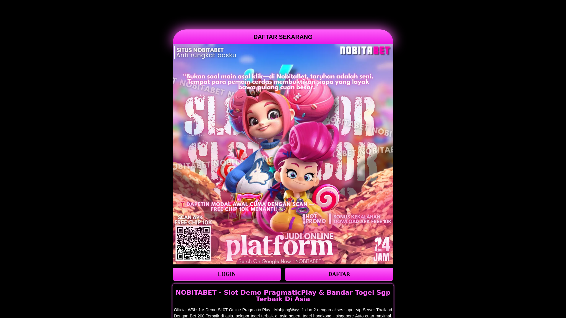 website screenshot of https://bandar-pragmaticplay77.pages.dev/