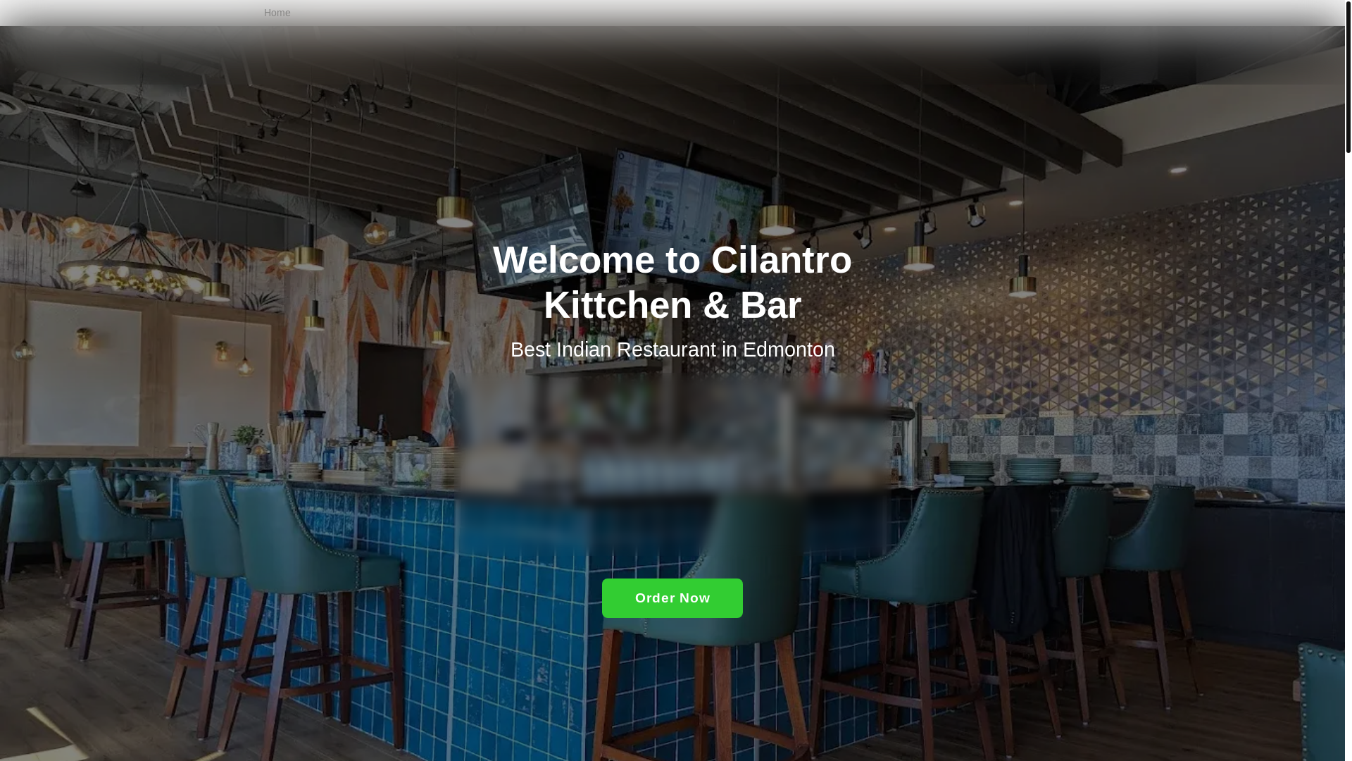 website screenshot of https://cilantro-kitchen.pages.dev/