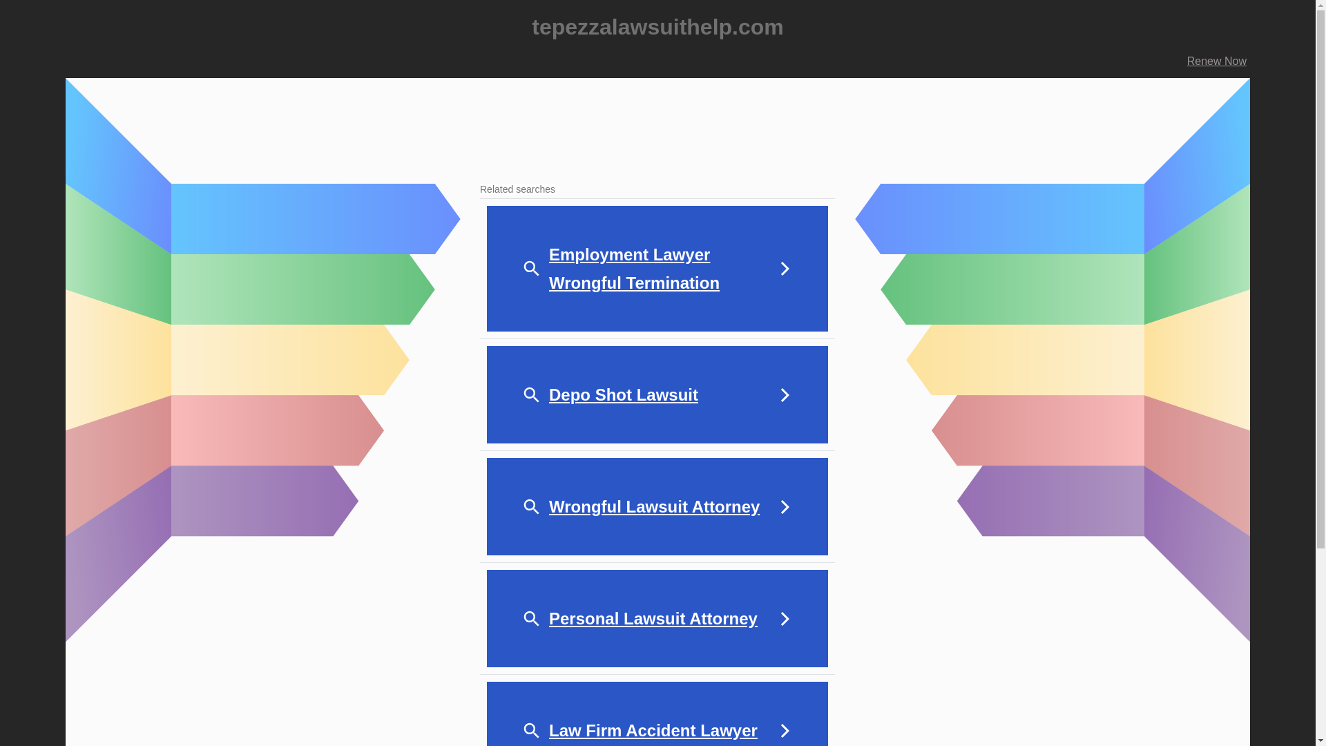 website screenshot of https://tepezzalawsuithelp.com/