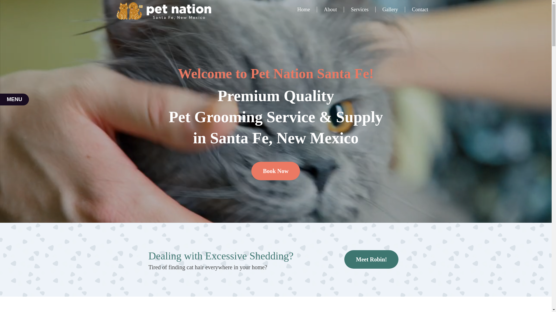 website screenshot of https://petnationsantafe.com/