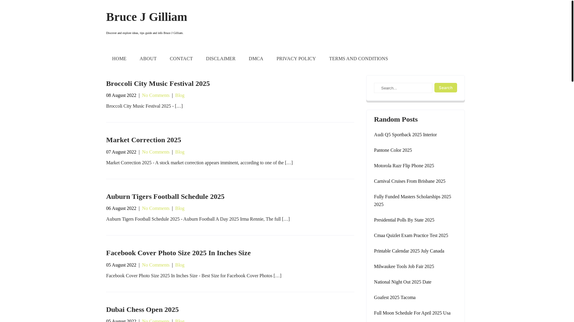 website screenshot of https://brucejgilliamn.pages.dev/