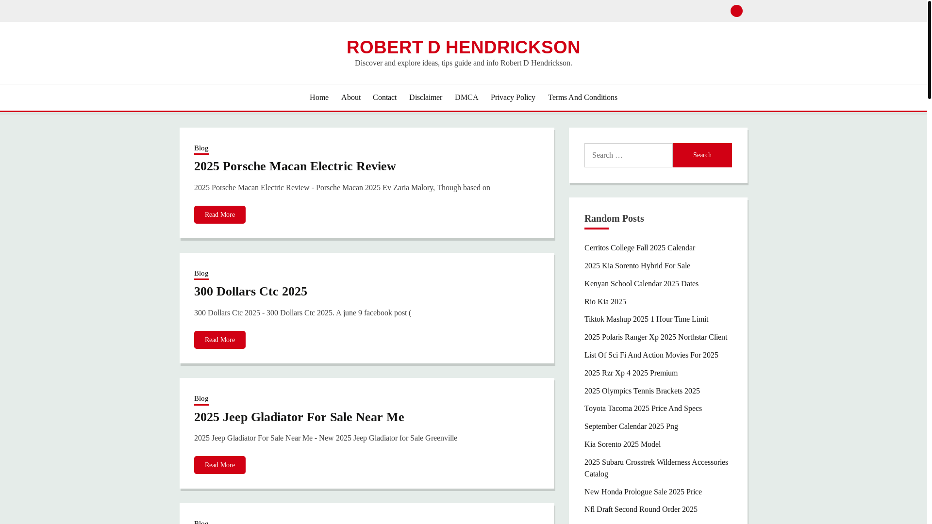 website screenshot of https://robertdhendricksonj.pages.dev/