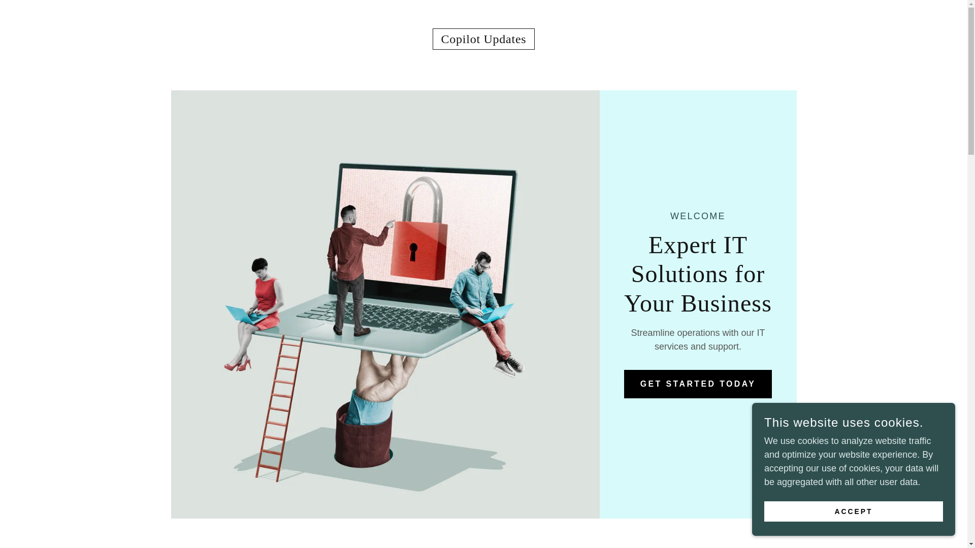 website screenshot of https://copilot-updates.com/