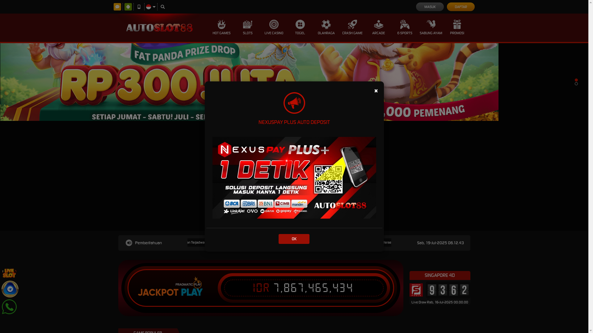 website screenshot of https://aautoslot88.cfd/