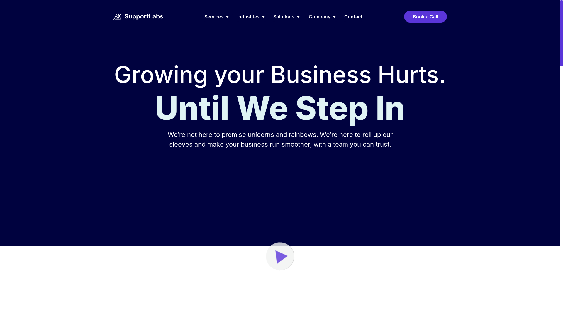 website screenshot of https://supportlabsinfo.com/