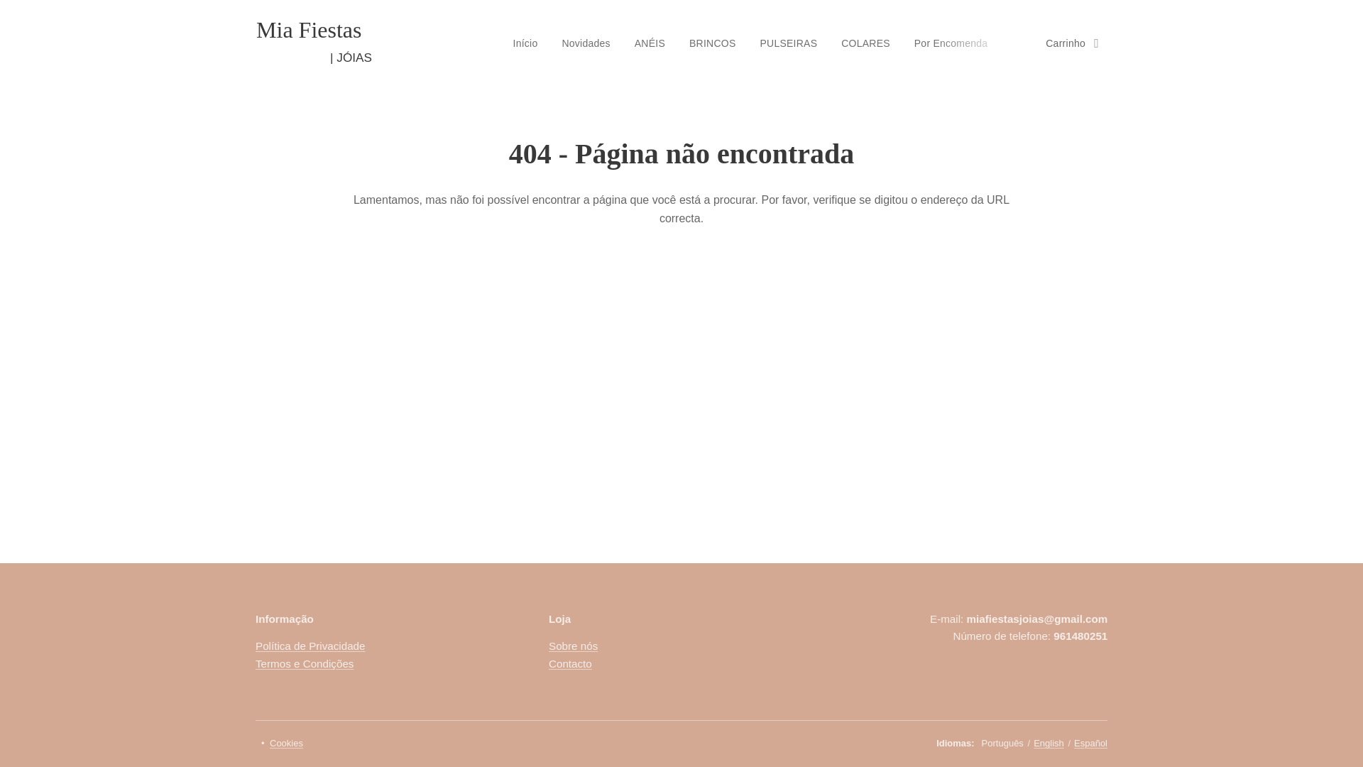 website screenshot of https://miafiestasjoias.pt/