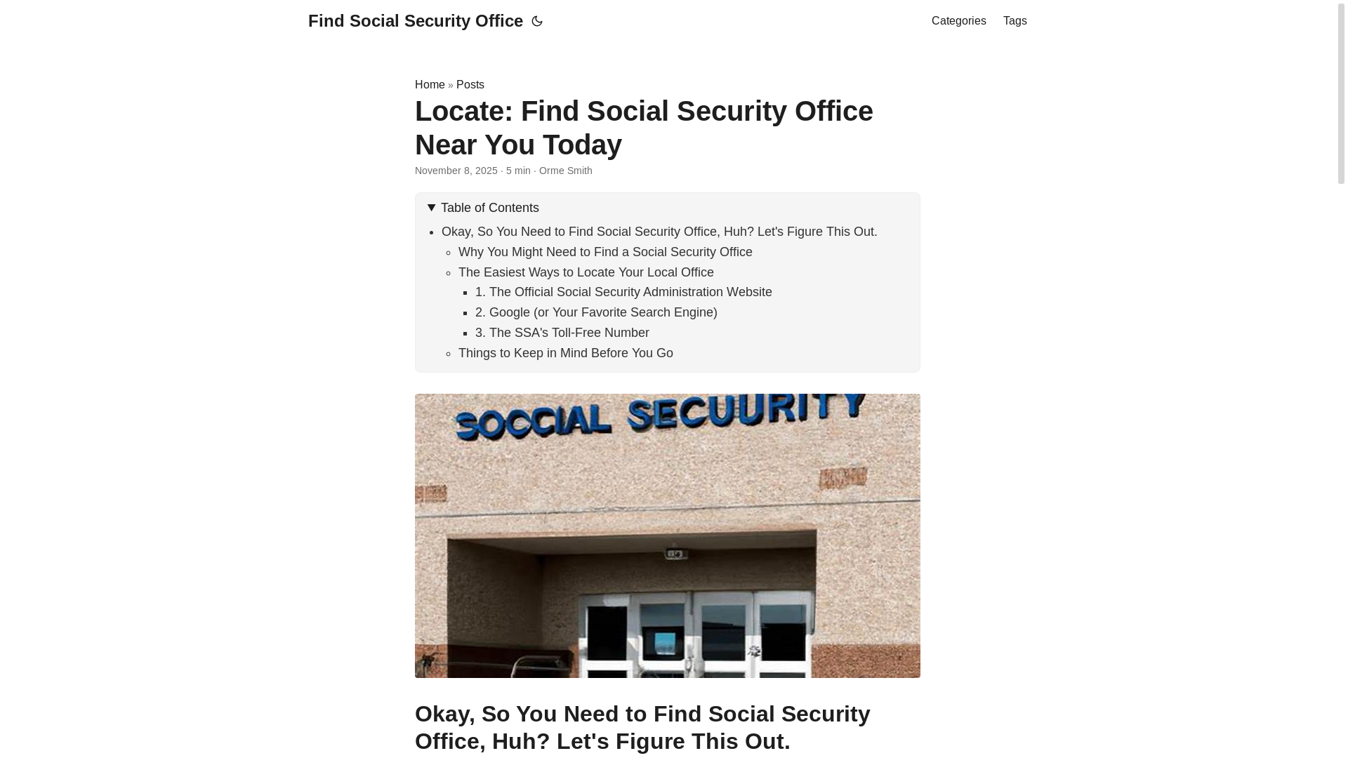 website screenshot of https://find-social-security-office.pages.dev/