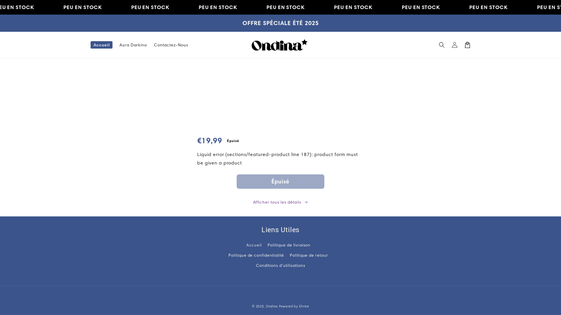 website screenshot of https://nyaxa-fr.com/