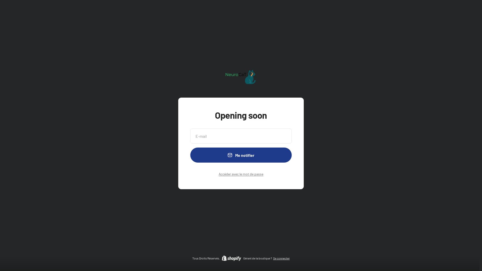 website screenshot of https://neurocat.fr/