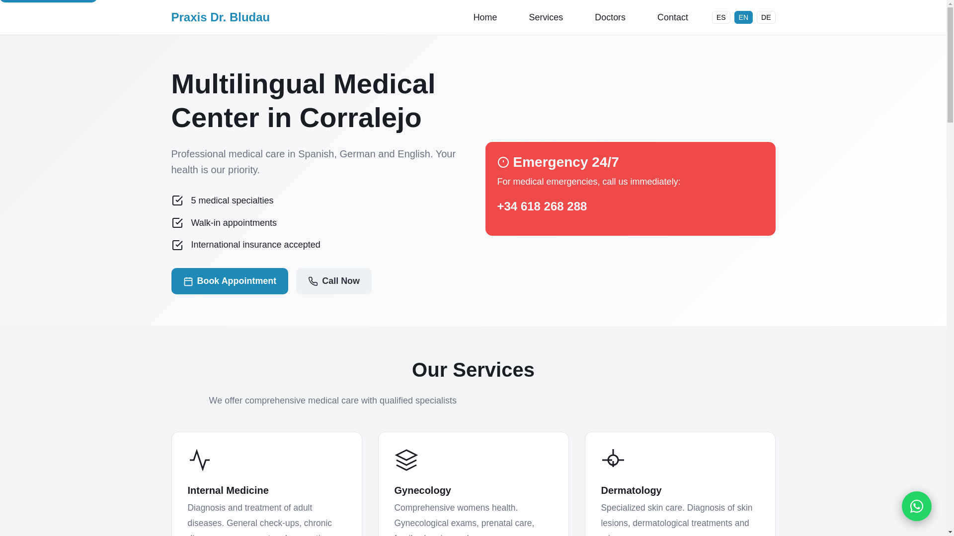 website screenshot of https://fuerteventura-doctor.pages.dev/