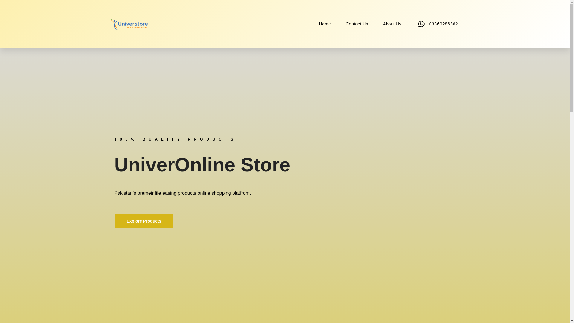 website screenshot of https://univermart.pk/