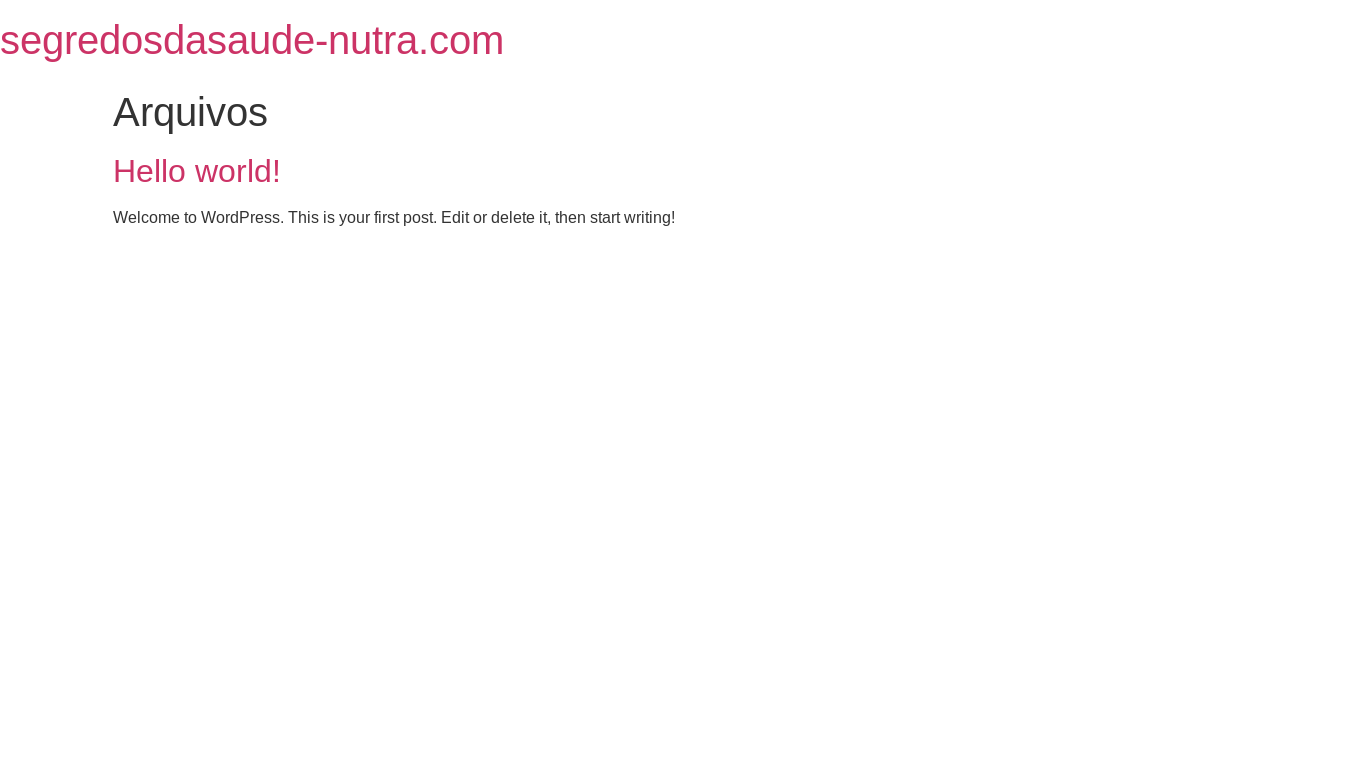 website screenshot of https://segredosdasaude-nutra.com/