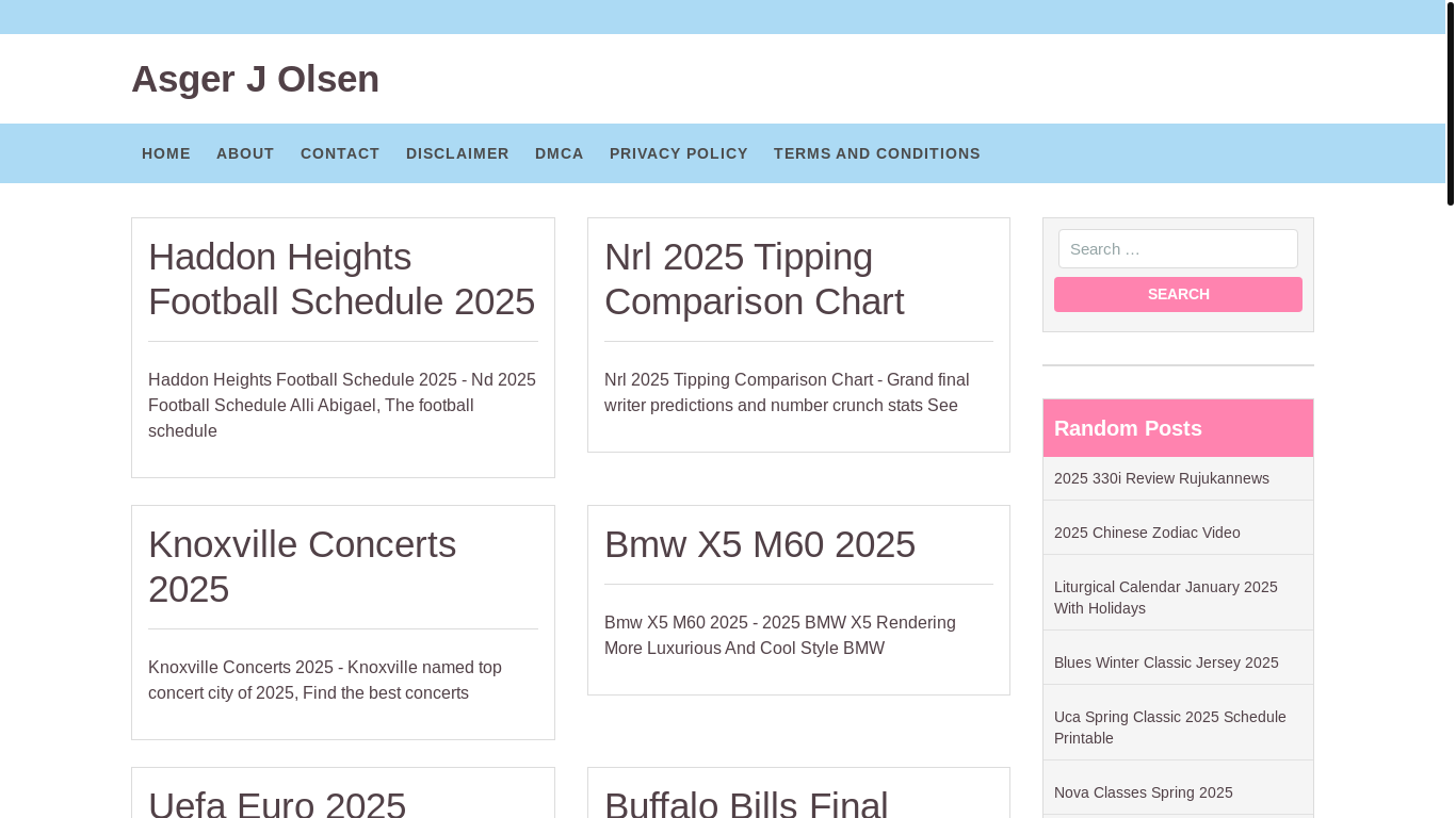 website screenshot of https://asgerjolsen.pages.dev/