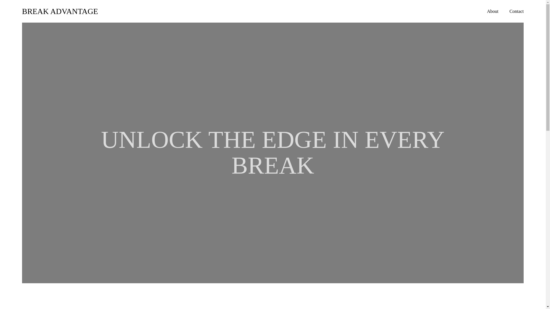 website screenshot of https://breakadvantage.com/