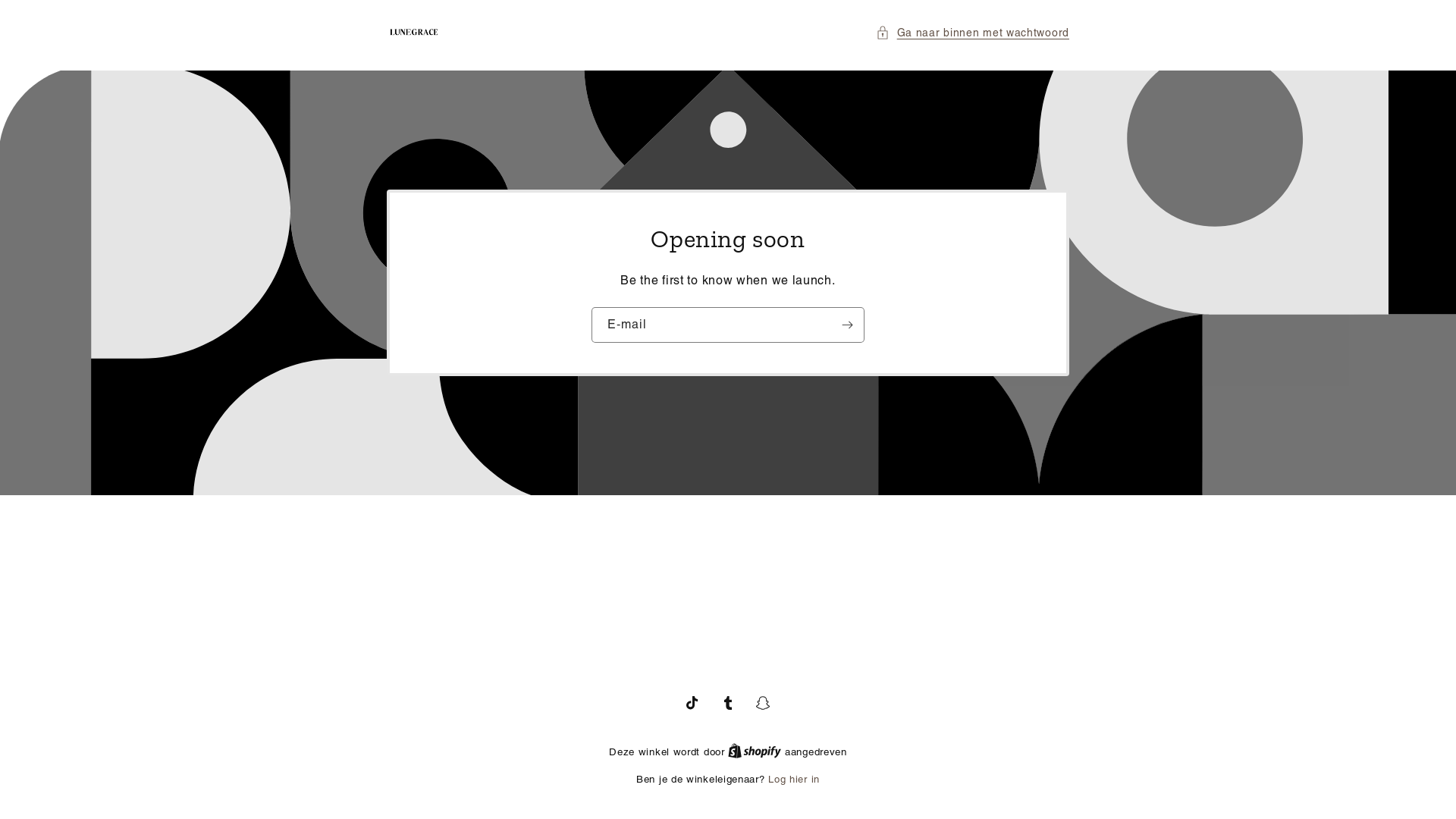 website screenshot of https://lunegrace.com/