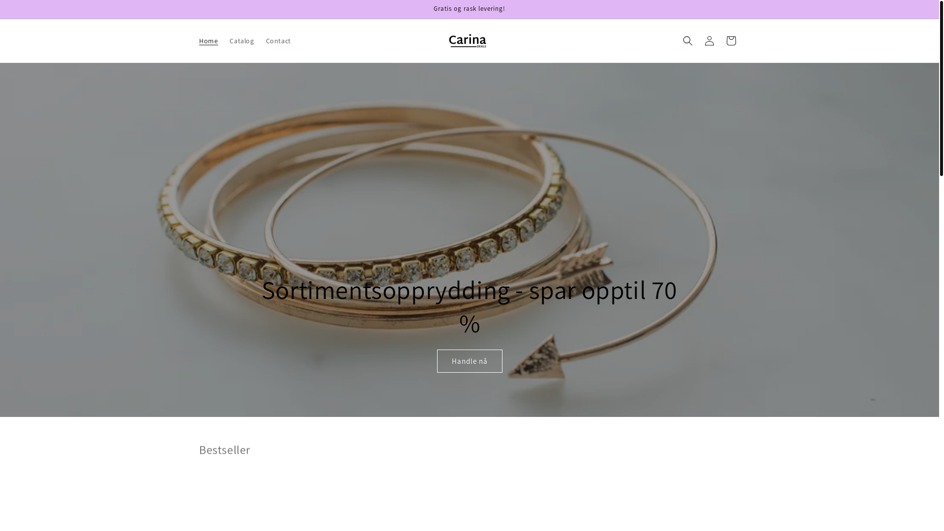 website screenshot of https://carina-deals.com/