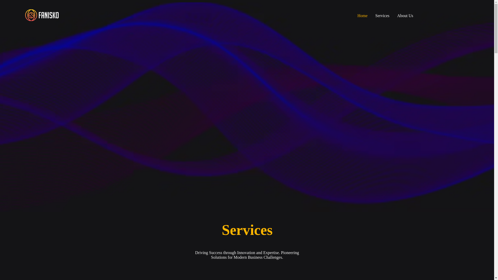 website screenshot of https://faniskotechnologies.com/