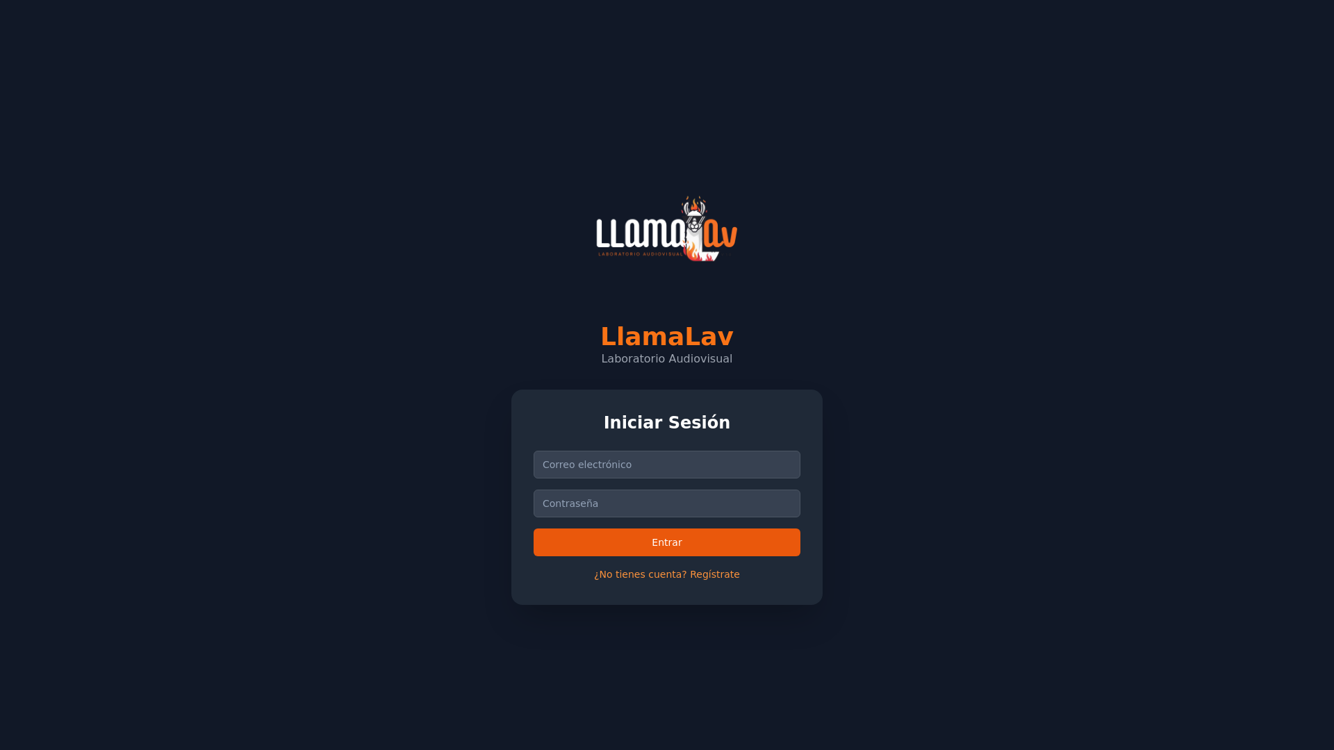 website screenshot of https://llamalav.app/