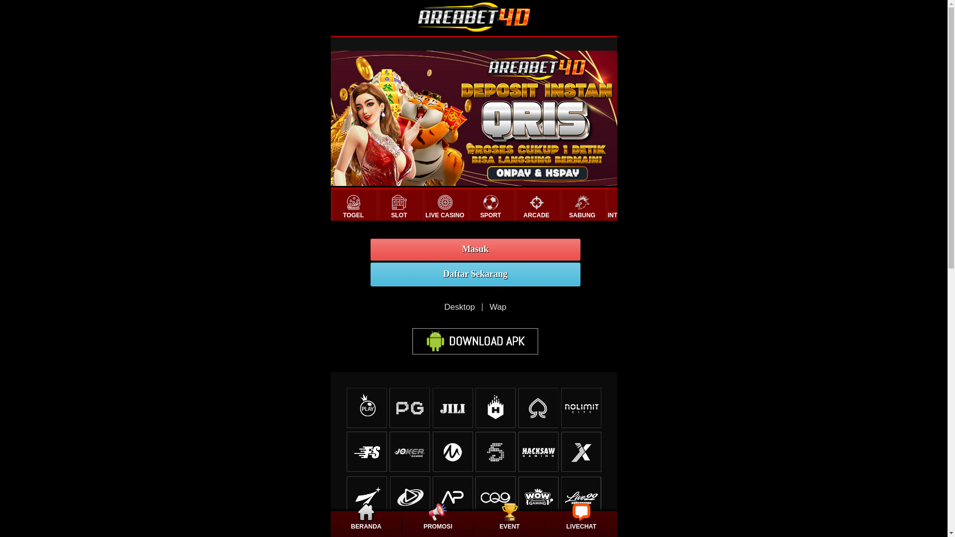 website screenshot of https://ampareabahagia.com/