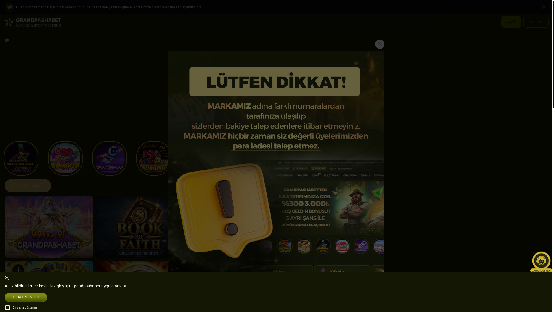 website screenshot of https://xn--grandpahabet3030-sdd.com/
