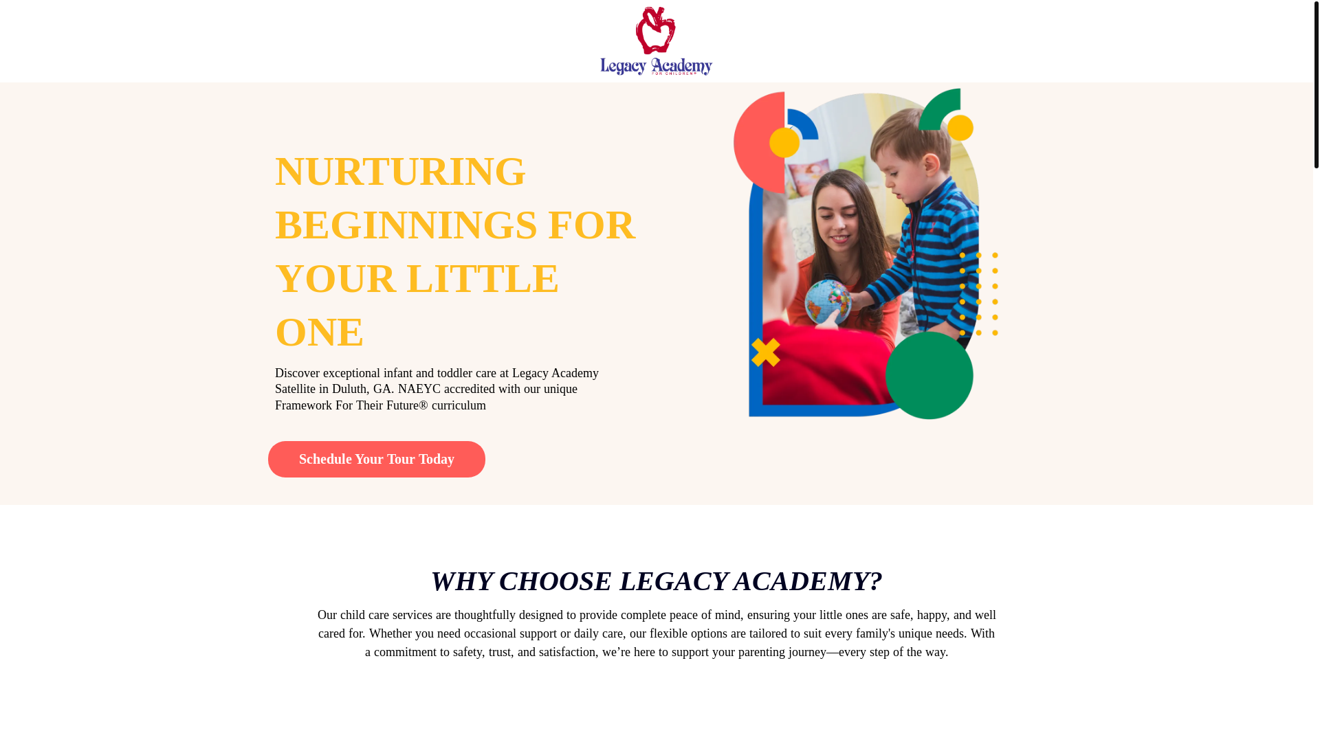 website screenshot of https://legacy-satellite.com/
