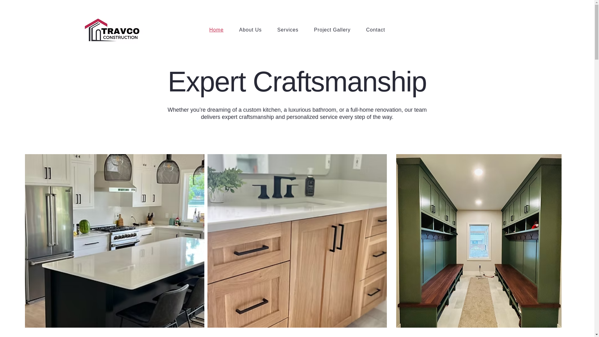 website screenshot of https://travcobuilds.com/