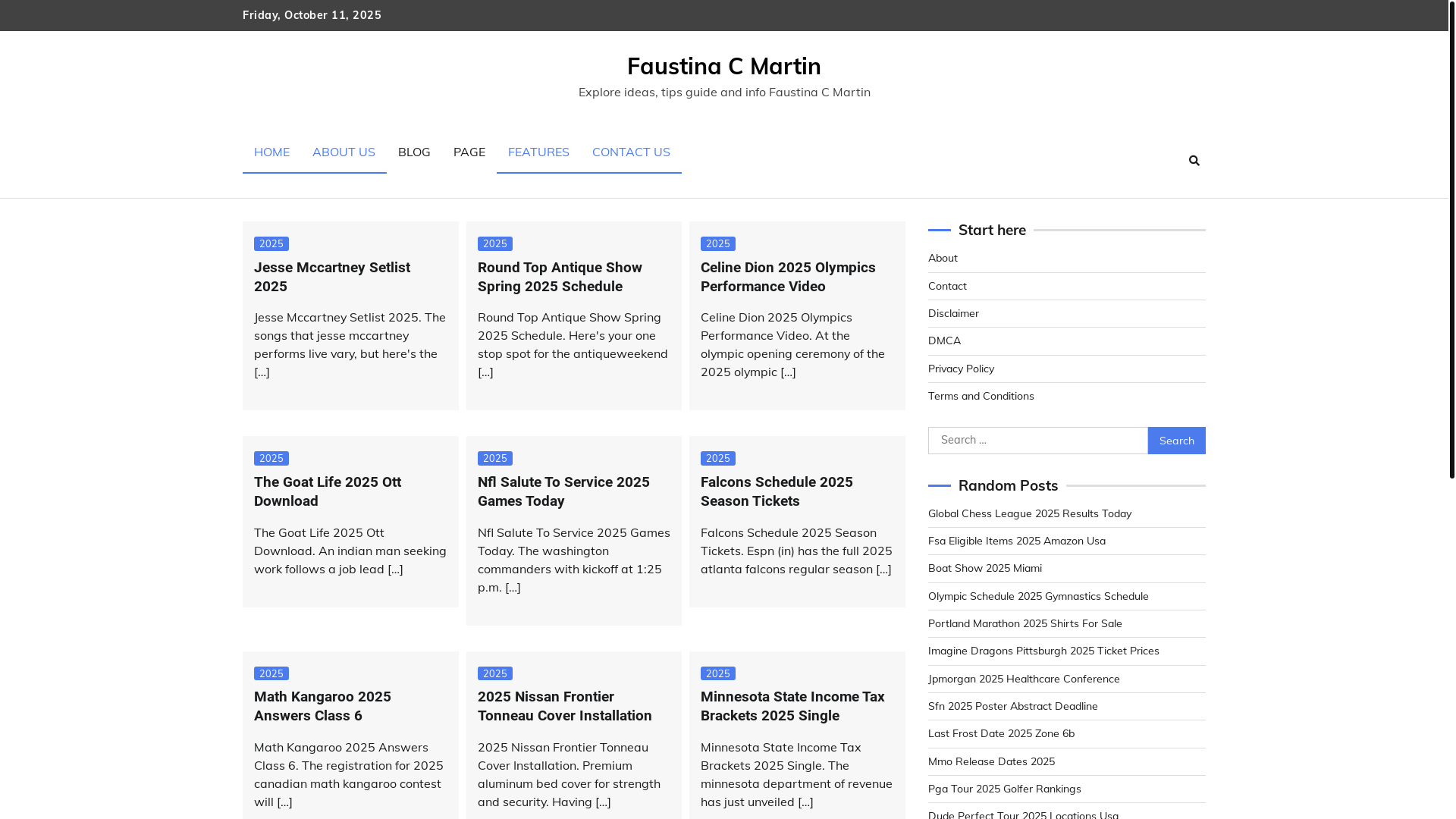 website screenshot of https://faustinacmarting.pages.dev/