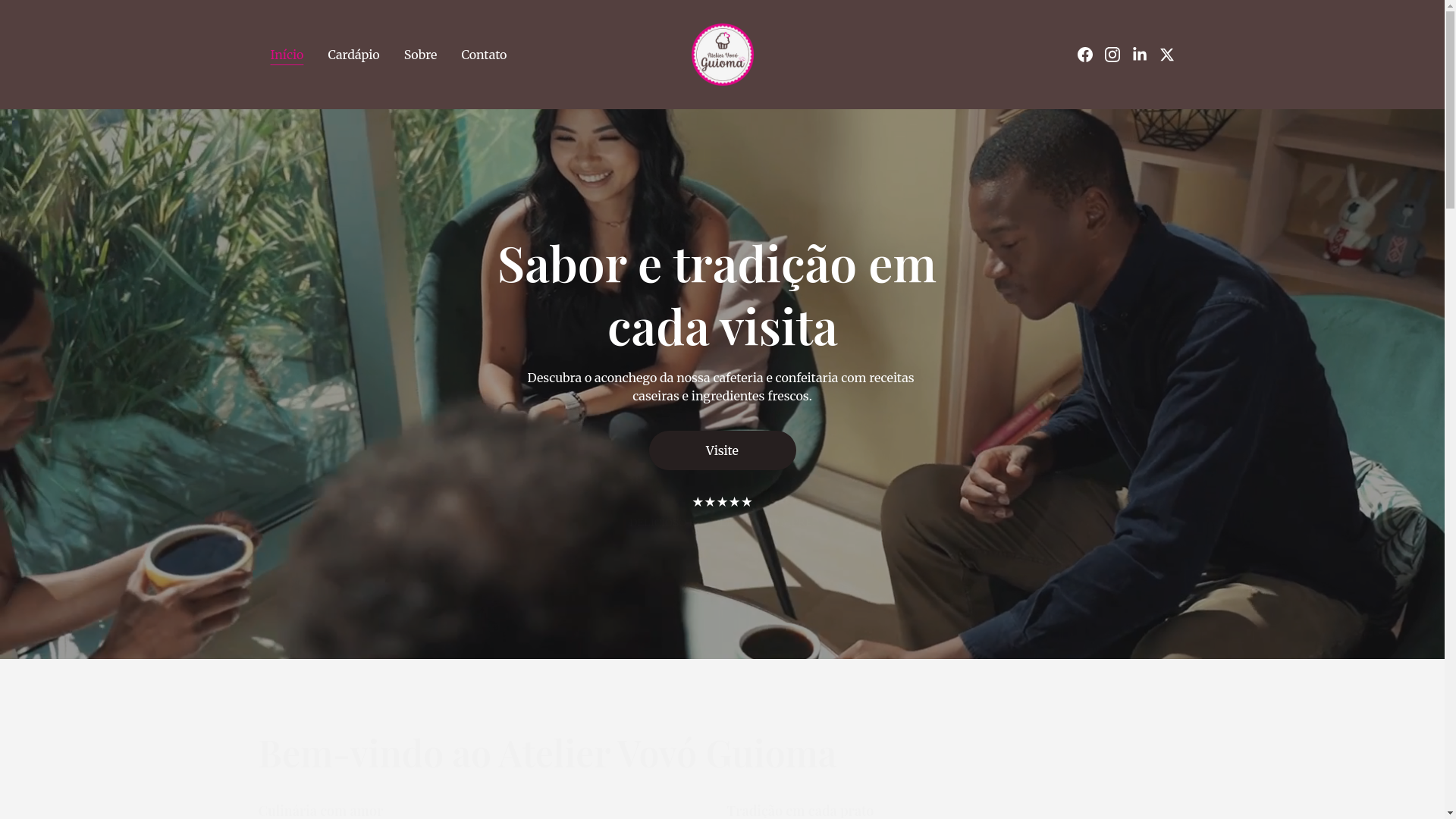 website screenshot of https://ateliervovoguioma.com.br/