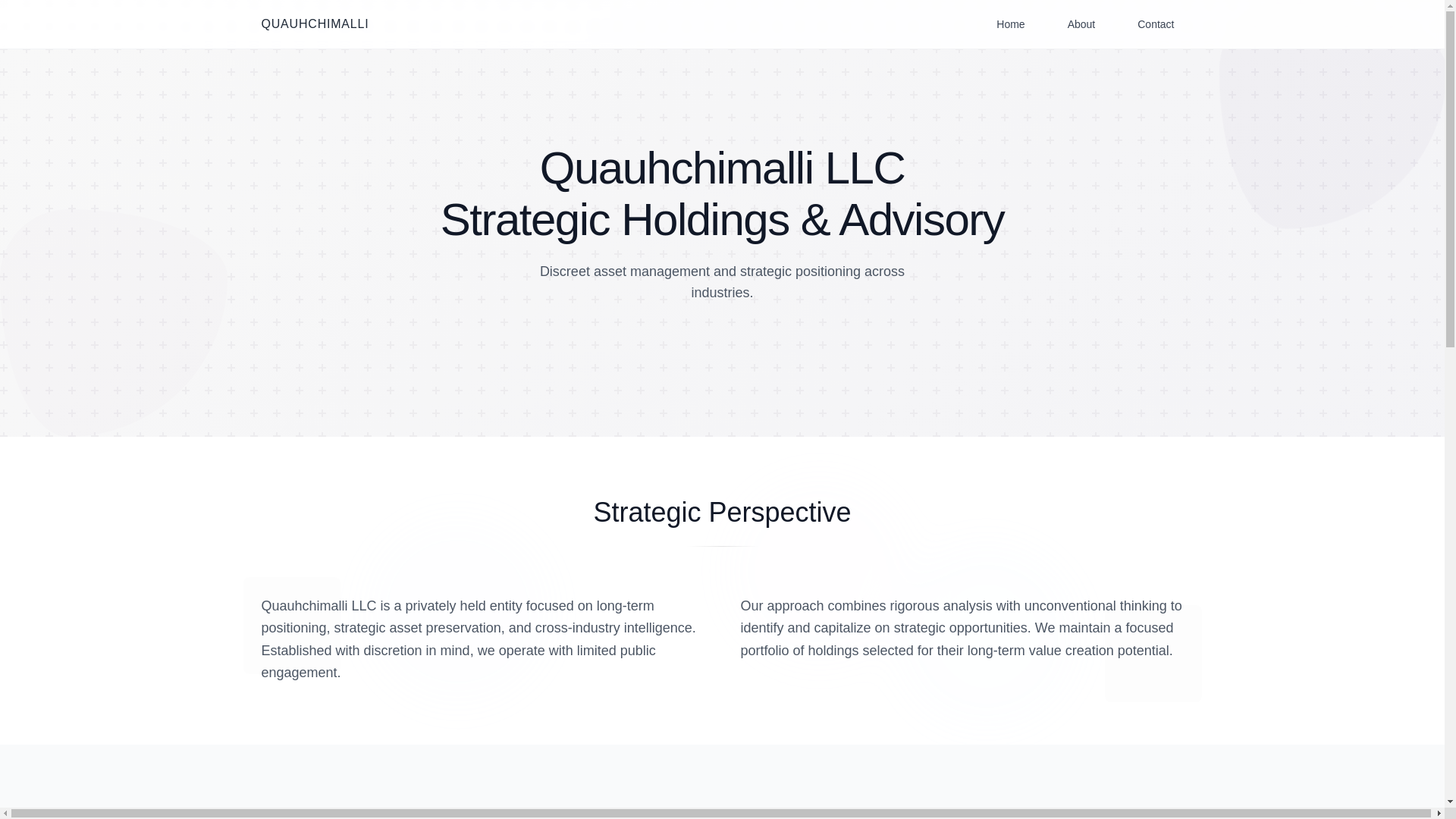 website screenshot of https://quauhchimalli.pages.dev/