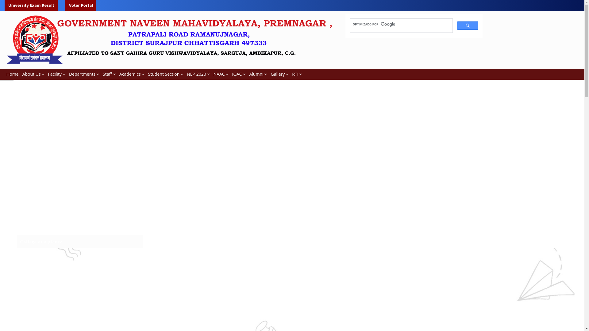 website screenshot of https://gdcpremnagar.ac.in/