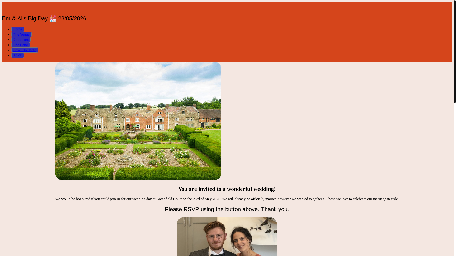 website screenshot of https://weddingsite230526.pages.dev/