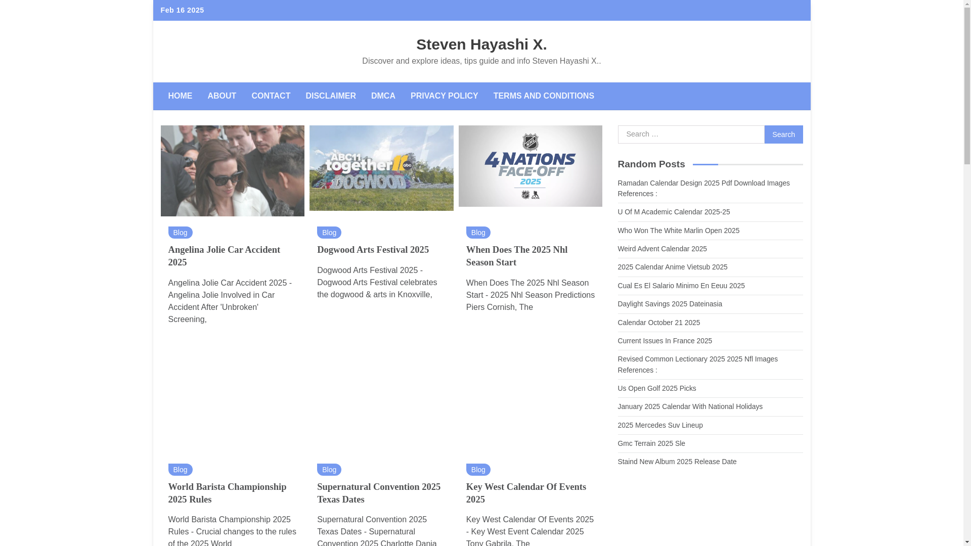 website screenshot of https://stevenhayashix.pages.dev/