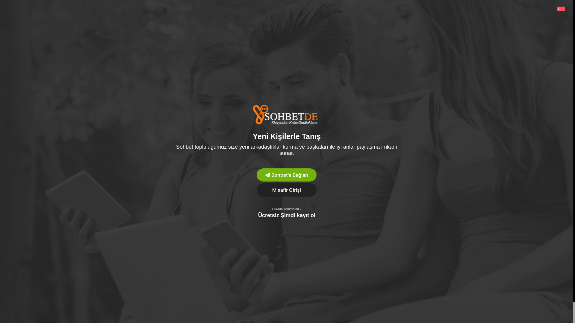 website screenshot of https://sohbetde.com