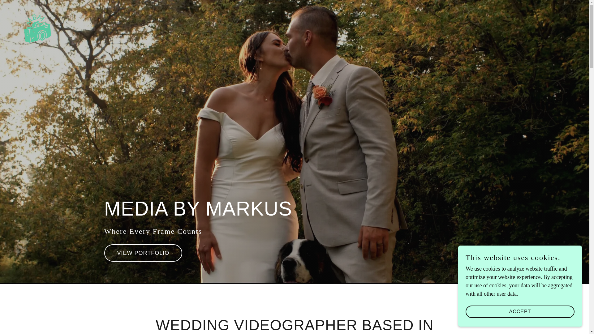 website screenshot of https://mediabymarkus.ca/