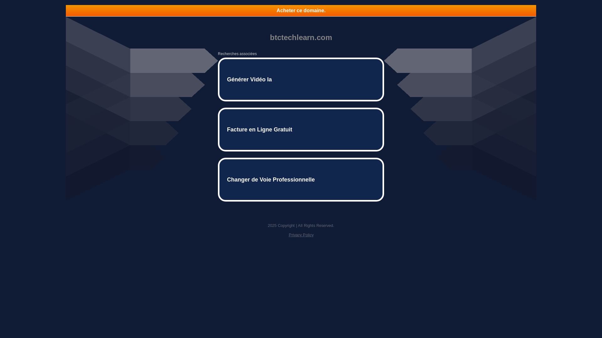 website screenshot of https://btctechlearn.com/