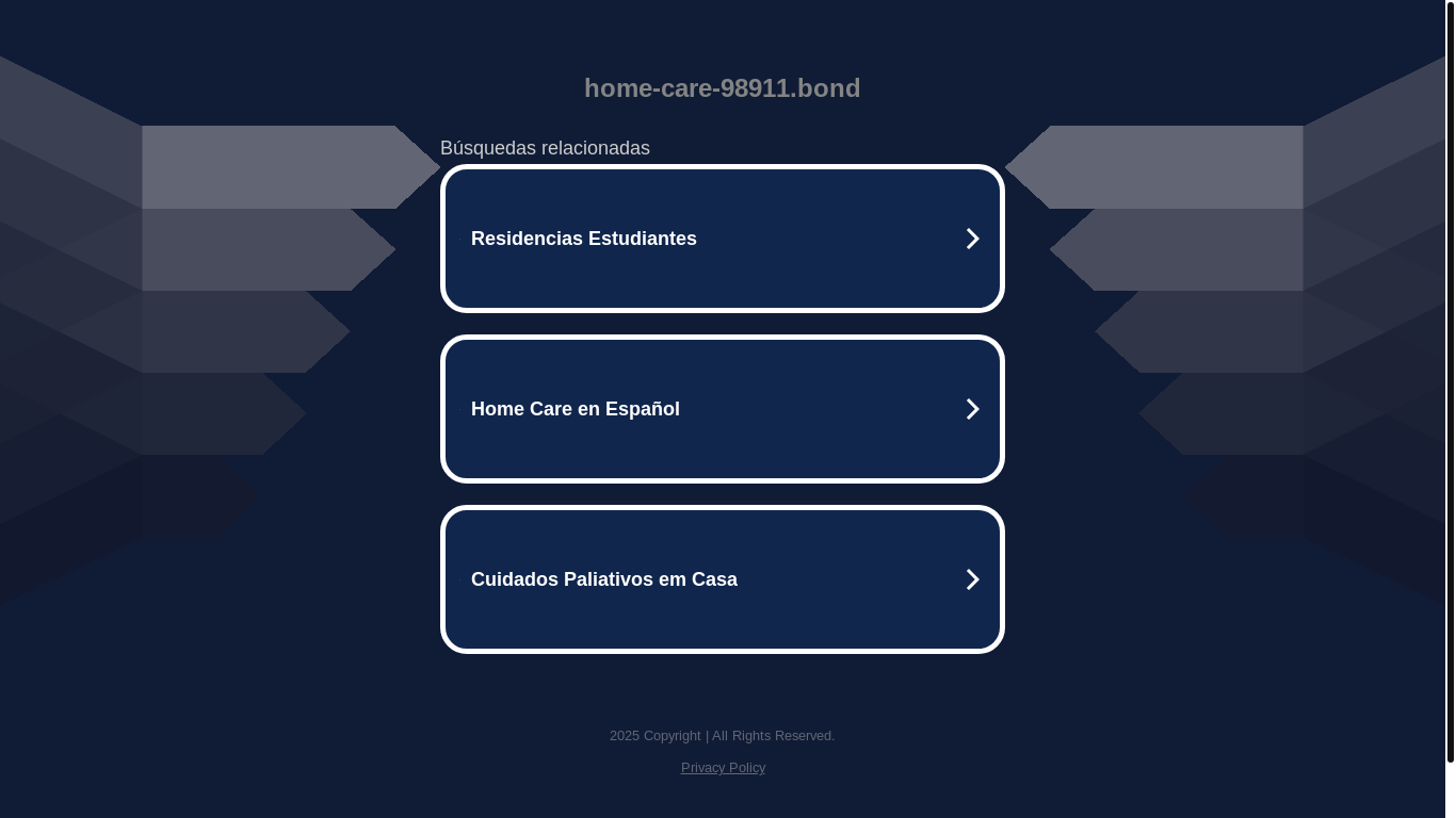 website screenshot of https://home-care-98911.bond/