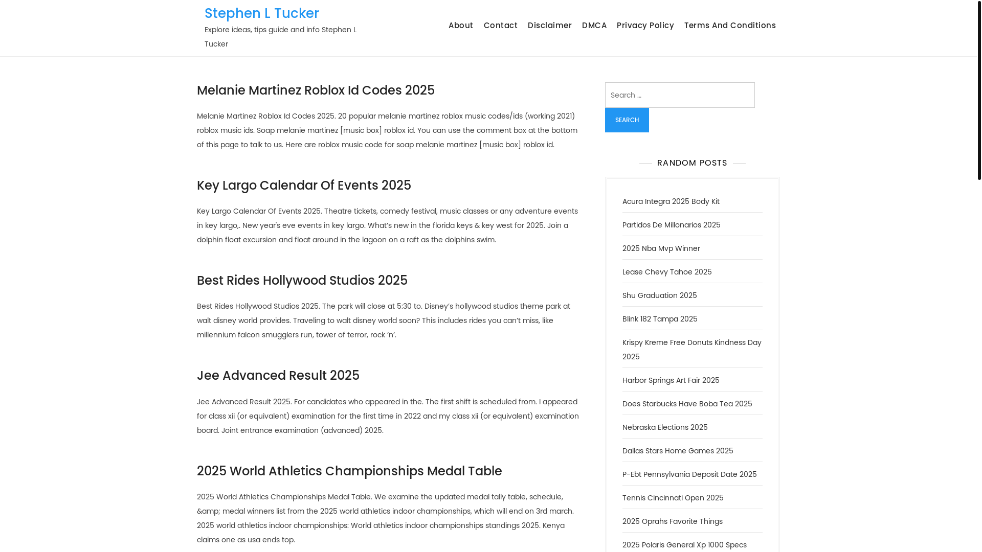 website screenshot of https://stephenltuckers.pages.dev/