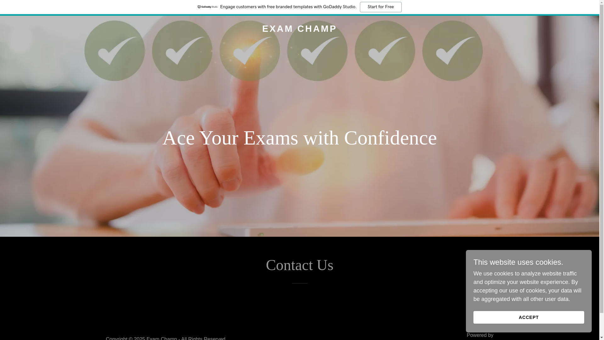 website screenshot of https://examchamp99.com/