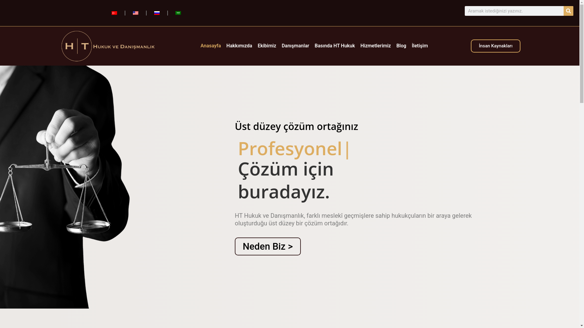 website screenshot of https://hthukuk.com