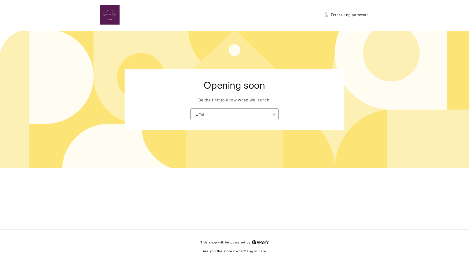 website screenshot of https://shineandstyleboutique.com/