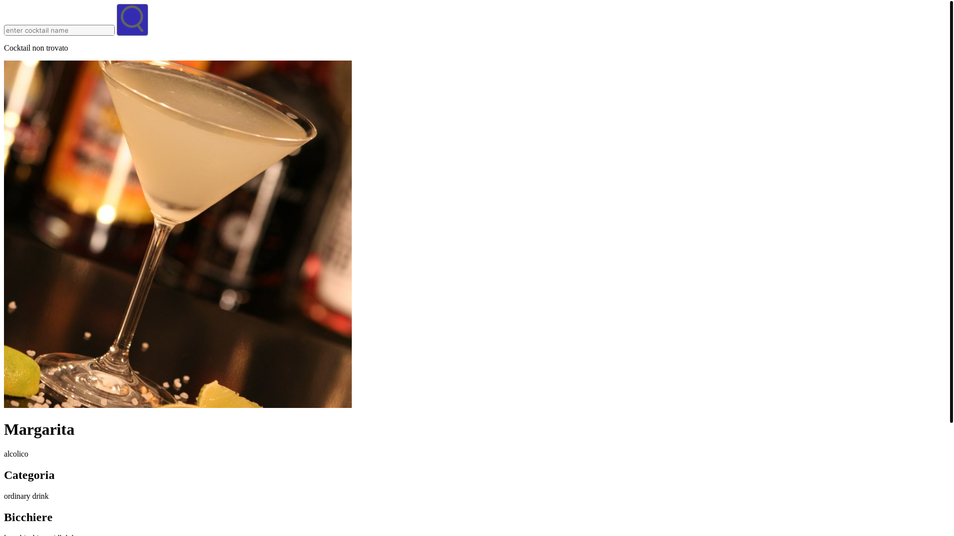 website screenshot of https://cocktail-finder-prova.pages.dev/