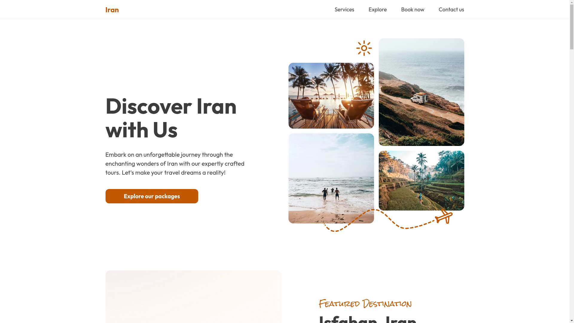 website screenshot of https://iran.as/