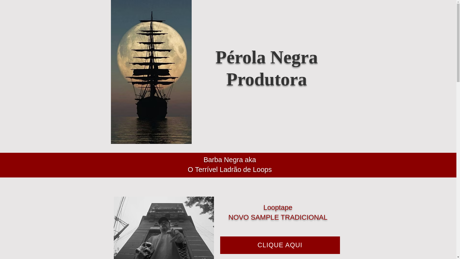 website screenshot of https://perolanegraprodutora.com.br/