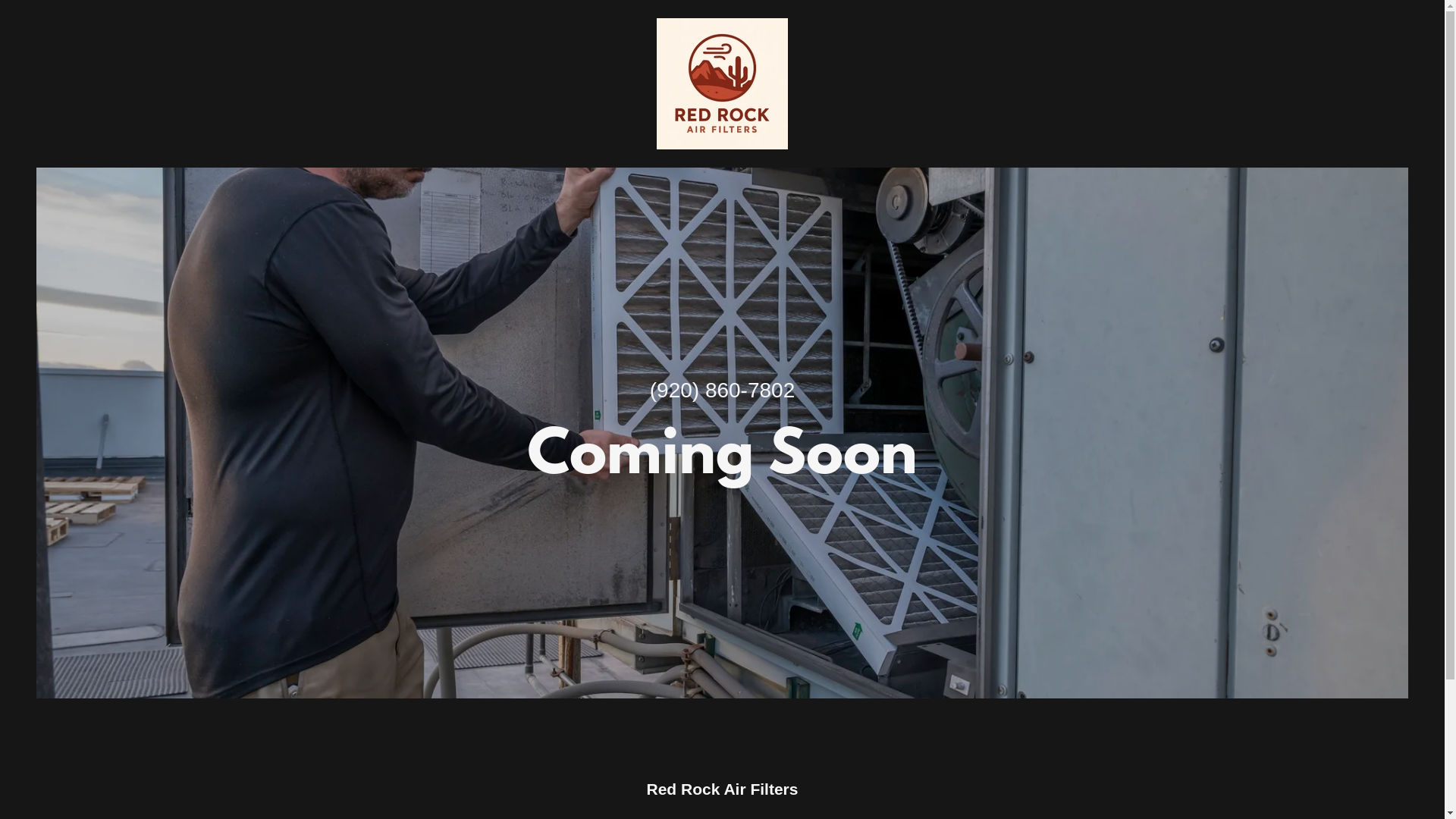 website screenshot of https://redrockairfilters.com/
