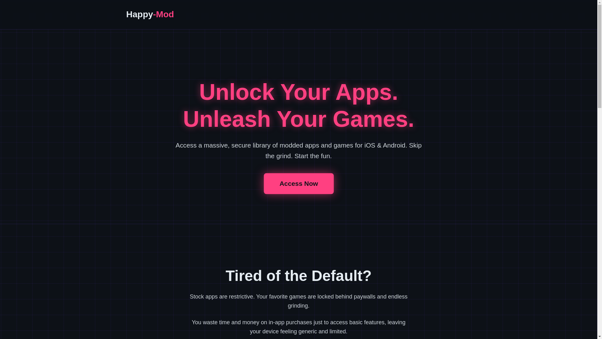 website screenshot of https://happy-modcc.pages.dev/