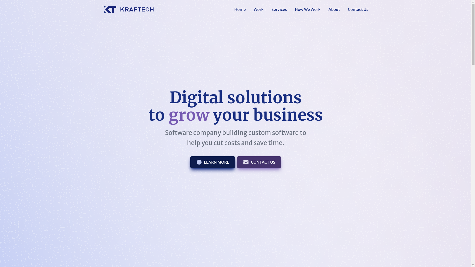 website screenshot of https://kraftech-website.pages.dev/