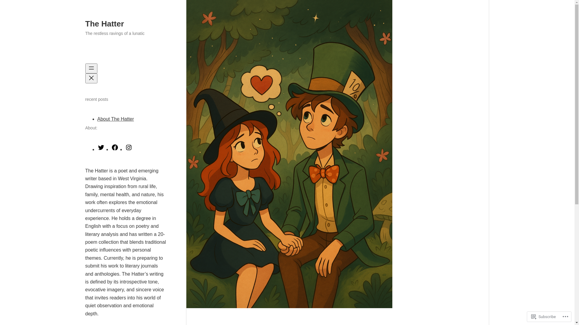 website screenshot of https://the-hatter-0.blog/